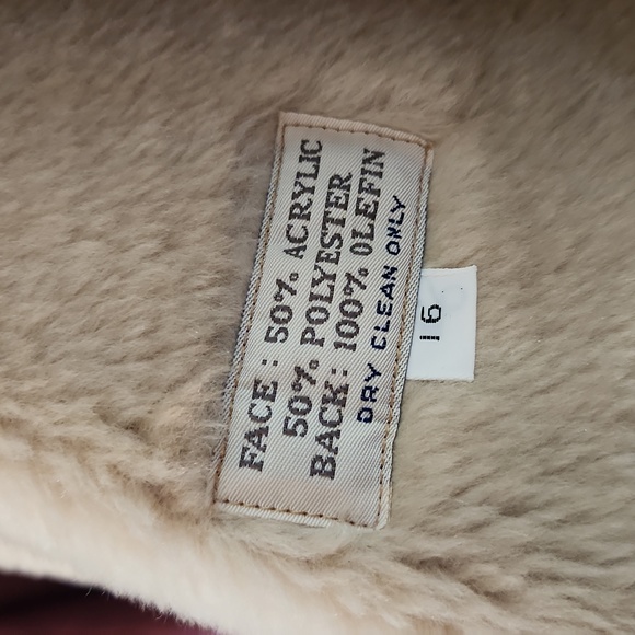 Vintage Misses Size 16R Misty Harbor ILGWU removable lining  Dark Rose Coat - Picture 10 of 15